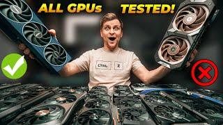 REVEALED: 40+ GPUs tested!  BEST GPU for Creators 2024?! [ULTIMATE RadeON VS ARC VS GeForce Battle]