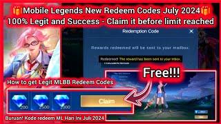 How to get legit MLBB Redeem Codes ⁉️ - Mobile Legends Redeem Codes July 24, 2024