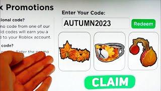 2023 *5 NEW* ROBLOX PROMO CODES All Free ROBUX Items in SEPTEMBER + EVENT | All Free Items on Roblox