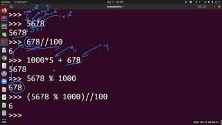 How to extract a digit from an integer number numerically in Python