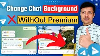 How to Change Telegram Chats Background || Free me Telegram Chats Background Kaise Change Kare