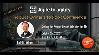 Ralph Jocham - Scaling the Product Owner Role with the 5Ts | Product Owner’s Toolbox