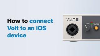 UA Support: How to Connect Volt USB Audio Interface to an iOS Device