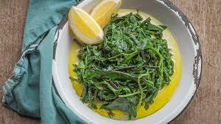 Horta: Greek Wild Greens with Olive Oil and Lemon