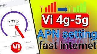 Vi apn settings for fast internet | vi 4g apn settings| vi network problem solved #viapnsettings