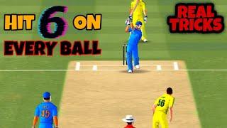 Real Cricket Go Game Batting Tips | Every Ball Hit Six | Batting Tricks