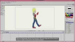 Anime Studio Debut 11 - Manipulate Bones - Tutorial