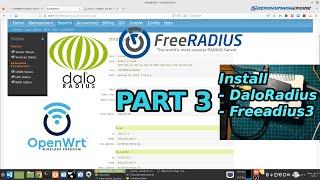 OpenWrt Daloradius  Hotspot Voucher  - Install Daloradius dan Freeradius3   - Part 3