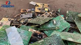 E Waste Recycling Machine  | Electronic Waste Shredding & Separation Plant Line