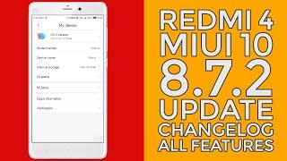 Redmi 4/4X/4A/Note 4/4X MIUI 10.8.7.2 China Alpha Beta New Update | MIUI 10 8.7.2 For Redmi 4/4X