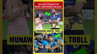 Elvish Yadav Fans Troll Munawar Faruqui For this  #munawarfaruqui #shorts