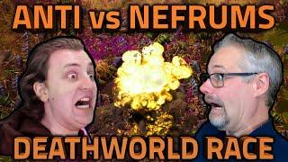 Factorio Death World Race - AntiElitz vs. Nefrums [#1]