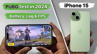 I Tested PUBG Mobile on iPhone 15  | Graphics, Heating, Battery, FPS, Laag