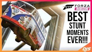 BEST FORZA STUNT MOMENTS EVER!! (Forza Horizon Wins, Tricks and Stunts)