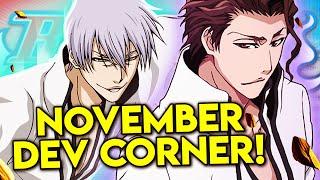 PVP REBALANCE HAS A DATE?! NOVEMBER KGS DEV CORNER! Bleach: Brave Souls!