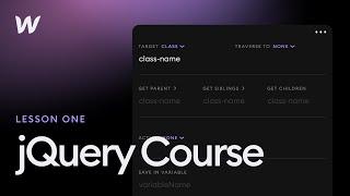 jQuery Builder Course (Lesson 1)