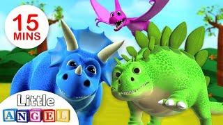 We are the Dinosaurs | Dinosaur Song | Kids Songs & Nursery Rhymes by Little Angel