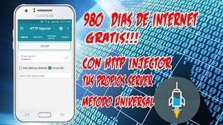 980 DIAS CON HTTP INJECTOR GRATIS TELCE|COMO CREAR TU SERVER|INTERNET GRATIS|ANDRONAUTICO VLOGS|2017