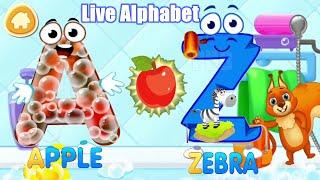 Save Numbers A to Z - Live Letters Preschool Learning