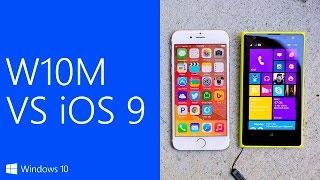 Что быстрее: iOS 9 или Windows 10 Mobile?