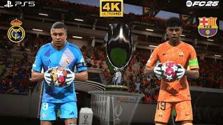 FC 25 | GK Kylian Mbappe vs GK Lamine Yamal - Real Madrid vs Barcelona - Uefa Super Cup |PS5™ [4K60]