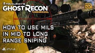 Ghost Recon Wildlands - How to use MIL dots for sniping