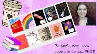 CreateSpace and KDP Book Covers Full Walkthrough in Canva - Beautiful, Fast and Easy