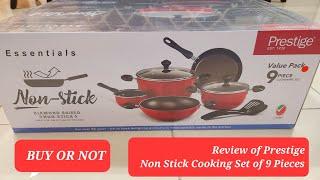 Prestige Non Stick Cooking Set Review Vlog #nonstickcookware #prestige #review #carrefour