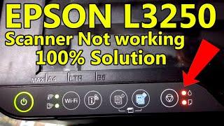 Epson L3250 scanner not working ! Epson L3250 Red Light Blinking Solution Epson scan 2 error