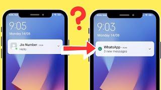 How To Hide WhatsApp Message Notification Content On Lock Screen?