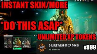 *DO THIS ASAP* INSTANT SKIN GLITCH/XP TOKENS! OPERATOR GLITCH MW2! MW2 GLITCHES! WARZONE 2 GLITCHES!