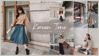 KOREAN TONE PRESET Lightroom Mobile Tutorial Free DNG | ReinaMarie Presets