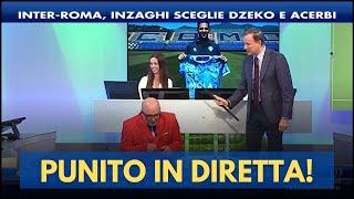 IL DIRETTORE RAVEZZANI RIMPROVERA MIMMO PESCE PER L'UTILIZZO IRRISPETTOSO DELLA LAVAGNA!