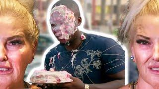 Crazy Lady get Jealous And Throws Cake In Her Husbands Face (For Having Instagram)