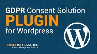 GDPR consent solution plugin for Wordpress - Cookie Information