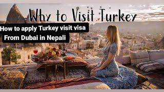 Turkey Visit Visa from Dubai | How to apply Turkey Visa from UAE In Nepali Document required Turkey