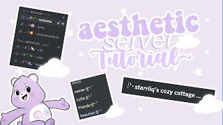 How to make a super aesthetic discord server step by step ! || starriiq