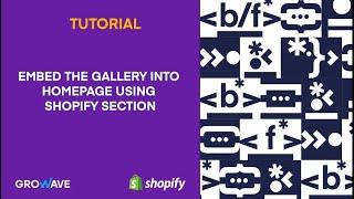 How to Embed Instagram Shoppable Gallery into Shopify Store Homepage Using Shopify Sections