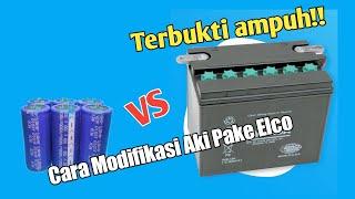 IDE KREATIF DARI BARANG ELEKTRONIK | CARA MEMBUAT AKI MOTOR DARI ELCO SANGAT MUDAH