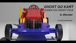 CGI Animated Short Film "Ghost Go Kart" by CRNT DESIGNERS made in Blender