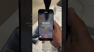 Spatial Video on iPhone #visionpro