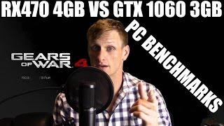 GTX 1060 3GB VS RX 470 4GB: Gears of War 4 PC Benchmarks