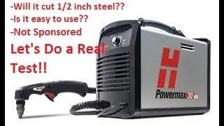 Hypertherm Powermax 30Air Steel Thickness Cut Test!