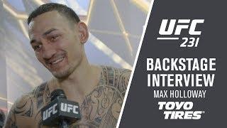 UFC 231: Max Holloway - "I had to Keep Punching Him in the Face"