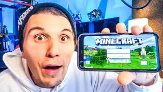 Paluten spielt zum ersten mal MINECRAFT auf dem Handy & rettet Edgar...