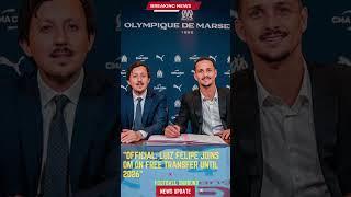 Official: Luiz Felipe Joins OM on Free Transfer Until 2026#footballunbound #FootballUpdates