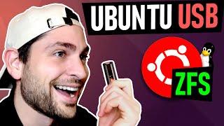 Install Full Ubuntu with ZFS on a Single USB Drive (Ultimate 24.04 Edition)