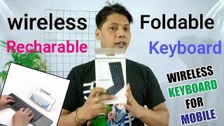 how to use Wireless Foldable Mobile Keyboard | Wireless Keyboard for Mobile: Typing Tips and Tricks