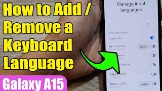 How to Add/Remove a Keyboard Language