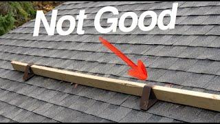 How Makeshift Roof Jacks Can Cause Problems on Your Roof | Roofing & Contractor Tips